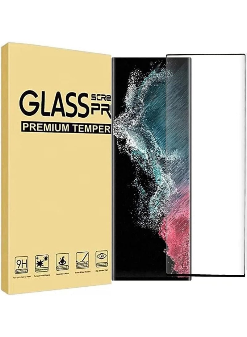 GOLDEN MASK Compatible With Samsung Galaxy S24 9H Full Glue Screen Protector Premium-Black - Image 1