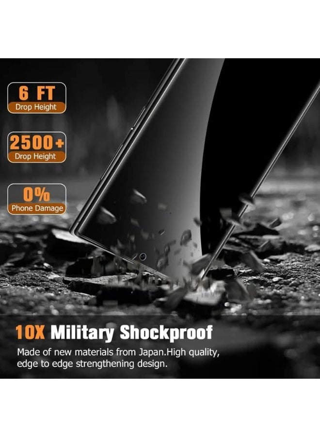 GOLDEN MASK Compatible With Samsung Galaxy S24 9H Full Glue Screen Protector Premium-Black - Image 3