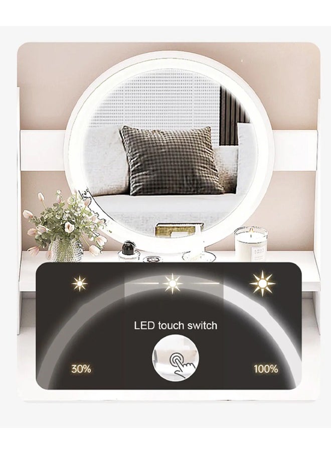 keke - Multifunctional Makeup Vanity Dressing Table with Drawers and Chair 100 CM - Image 1