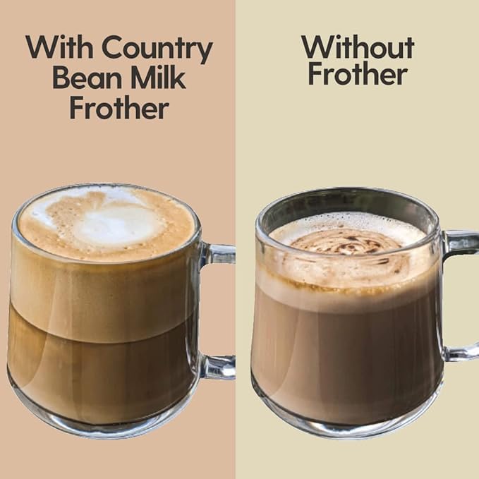 MVM Enterprise Milk Forther Coffee Milk Frother Steel Milk Frother for Hot and Cold Coffee Coffee Foam Maker Double Froth Pump 400Ml Manual Milk Froth - Image 5