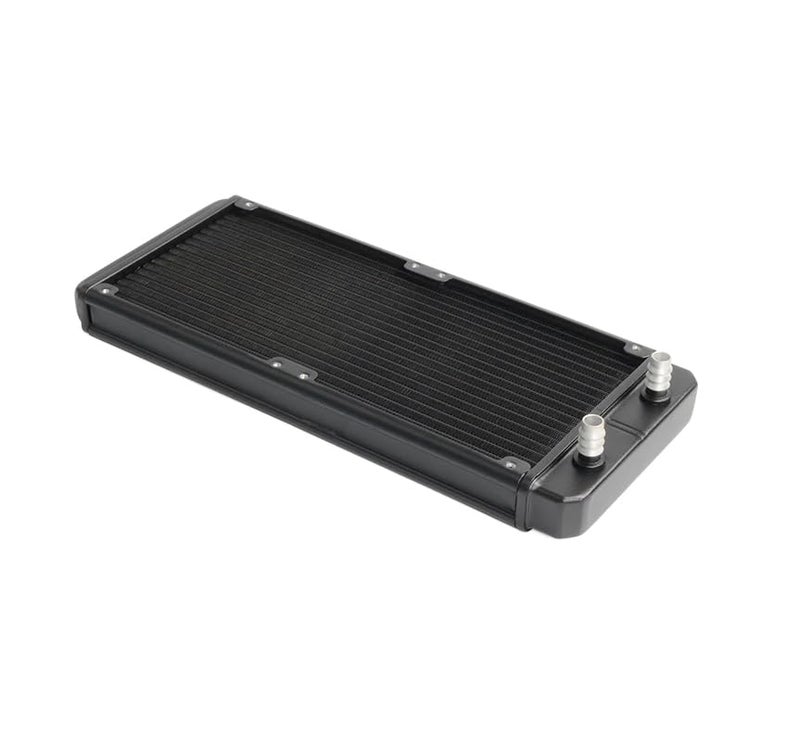CentIoT - 240mm Radiator Water Cooler Tubes Heat Exchanger Aluminum Water Cooling CPU Heat Sink - For Gaming Computer and Peltier (240mm, Barbed Nozzle) - Image 2