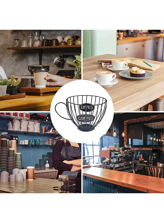 إسكدنيا حامل أكياس الشاي وكبسولات القهوة أسود - Image 3