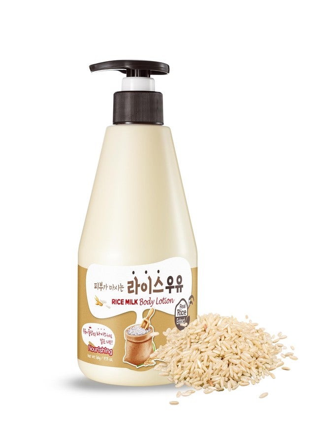 كاويلنارا لوشن الجسم بحليب الأرز من كويلنارا (59.75 أونصة سائلة) - لوشن كوري للجسم لترطيب عميق وعناية مغذية | بروتين الحليب، غذاء ملكات النحل، ومستخلص الأرز لإشراقة البشرة | خالٍ من البارابين وغير دهني - Image 1