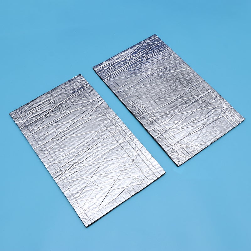 6 Sheets of 1cm Thickness Deadening Cotton Aluminum Foil Car Sound Proofing Deadener Sound Insulation Cotton - Image 4