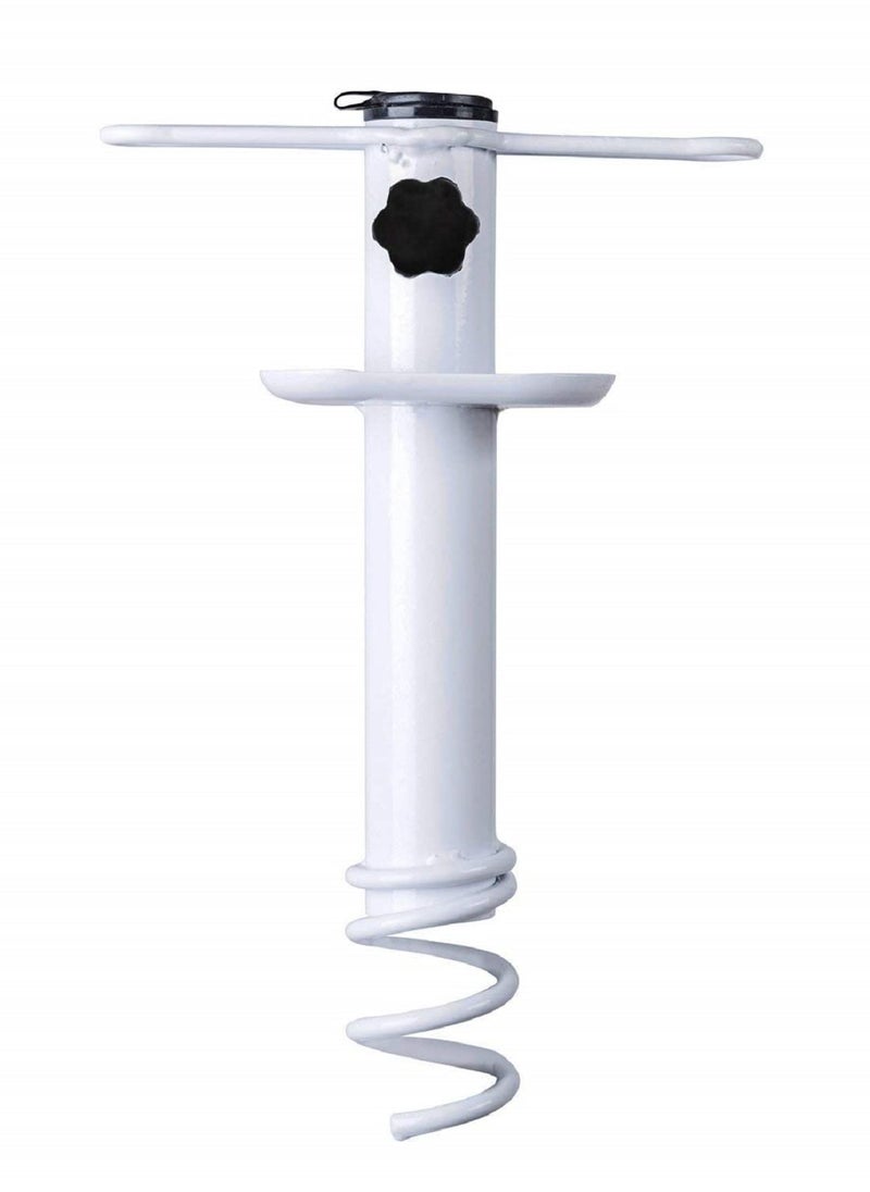 SYOSI - Umbrella Sand Anchor, Heavy Duty Beach Umbrella Base with Ground Anchor Screw for Tent, Parasol, Sun Shelter, Sun Protection, Shade - Image 1