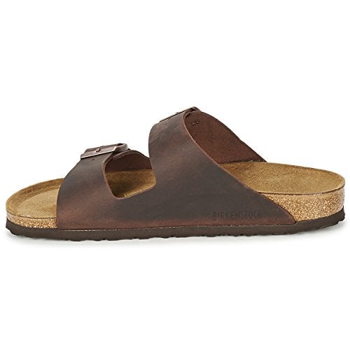 Birkenstock Unisex Arizona Sandal,Habana Oiled Leather,42 M EU - Image 4