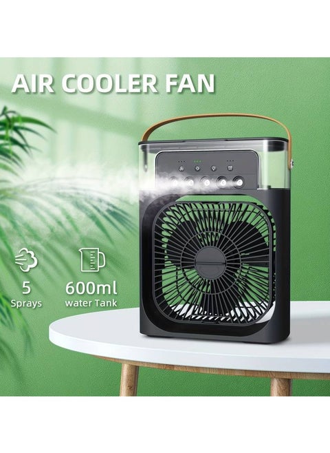 Portable Fan With Spray Cooling, Suitable For Home, Dormitory, Office, Desktop, Humidification And USB Charging Multi-Functional Silent Fan - 1pc