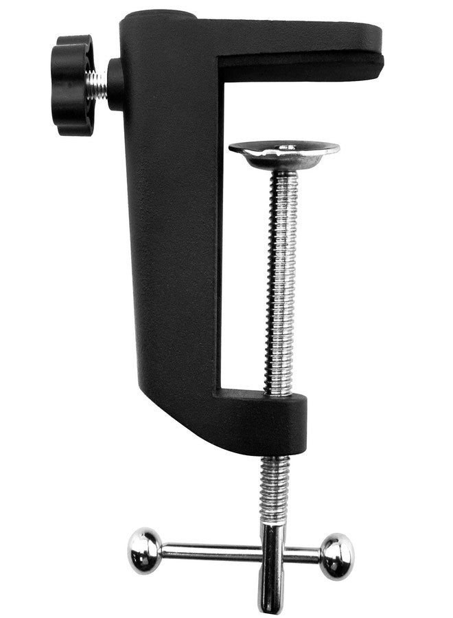 Ruiwaer حامل مشبك C-Clamp أسود من Ruiwaer، حامل مشبك مصباح مكتبي، قاعدة خرطوم، ذراع تأرجح DIY، ملحق إضاءة، مشبك معدني - Image 1