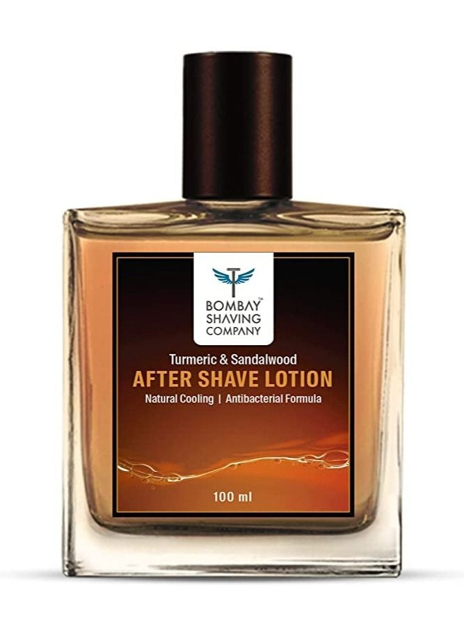 BOMBAY SHAVING COMPANY - After Shave Lotion Turmeric & Sandalwood- 100ml - Image 1