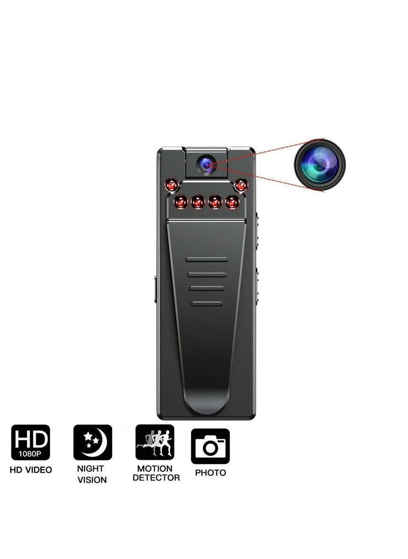 TECHNOVIEW TECHNOVIEW Full HD Portable Camera 1080P Indoor Outdoor Camera Portable Device with Night Vision VideoAudio Recording WearableSecurity Camera for Home Office Meetings Non WiFi  - Image 4