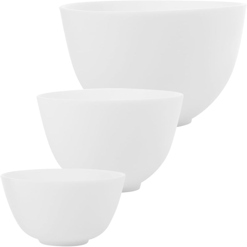 SUPVOX 3 Pcs Facial Mask Mixing Bowls Home Use Silicone Bowl for Facial Mask