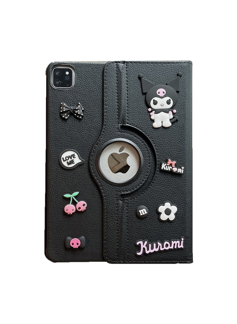 general 3D Cute Cartoon Creative Swivel Case for iPad Pro 11 inch (2022/2021/2020/2018), iPad Air 5/4 (2022/2020 5th/4th Generation 10.9 inch), 360 Degree Swivel Stand Cover - Image 1