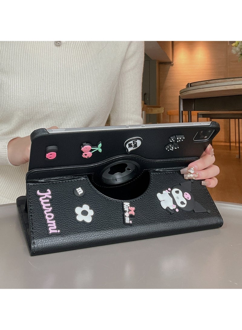 general 3D Cute Cartoon Creative Swivel Case for iPad Pro 11 inch (2022/2021/2020/2018), iPad Air 5/4 (2022/2020 5th/4th Generation 10.9 inch), 360 Degree Swivel Stand Cover - Image 4