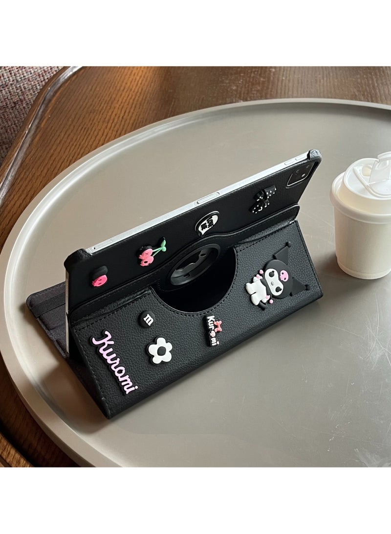 general 3D Cute Cartoon Creative Swivel Case for iPad Pro 11 inch (2022/2021/2020/2018), iPad Air 5/4 (2022/2020 5th/4th Generation 10.9 inch), 360 Degree Swivel Stand Cover - Image 5