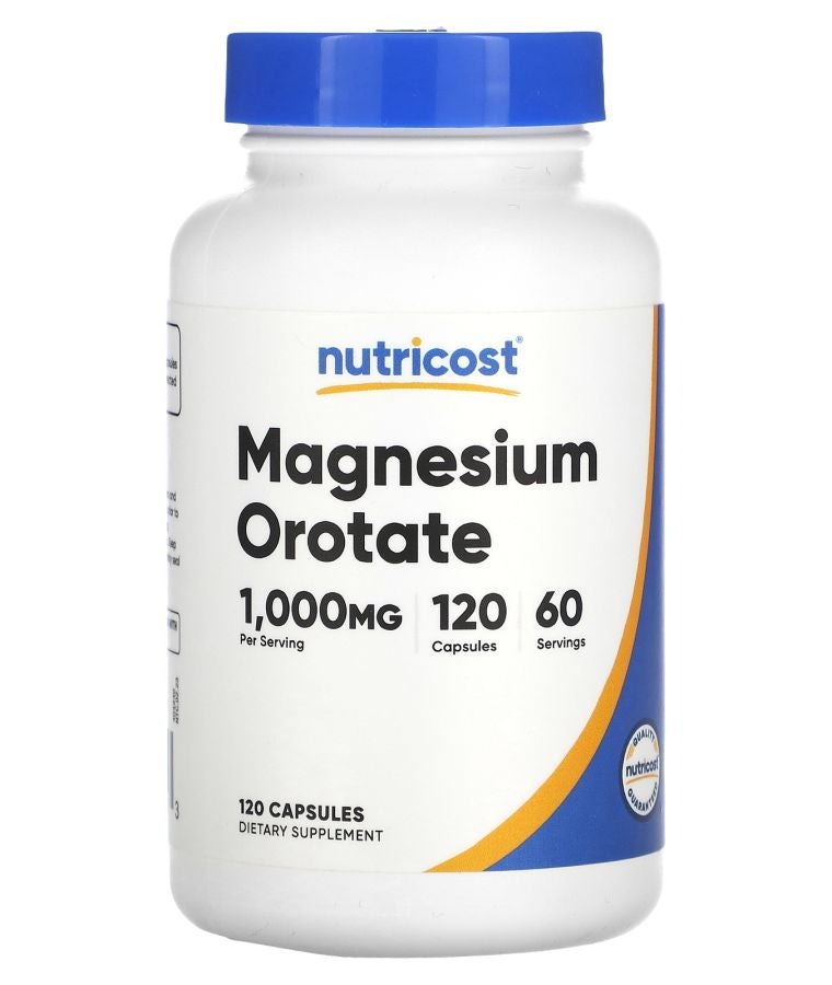 Nutricost Magnesium Orotate 120 Capsules (500 mg per Capsule)