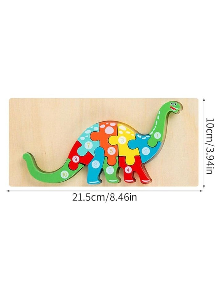 Montessori Wooden Animal Puzzle Game for Kids - Image 3