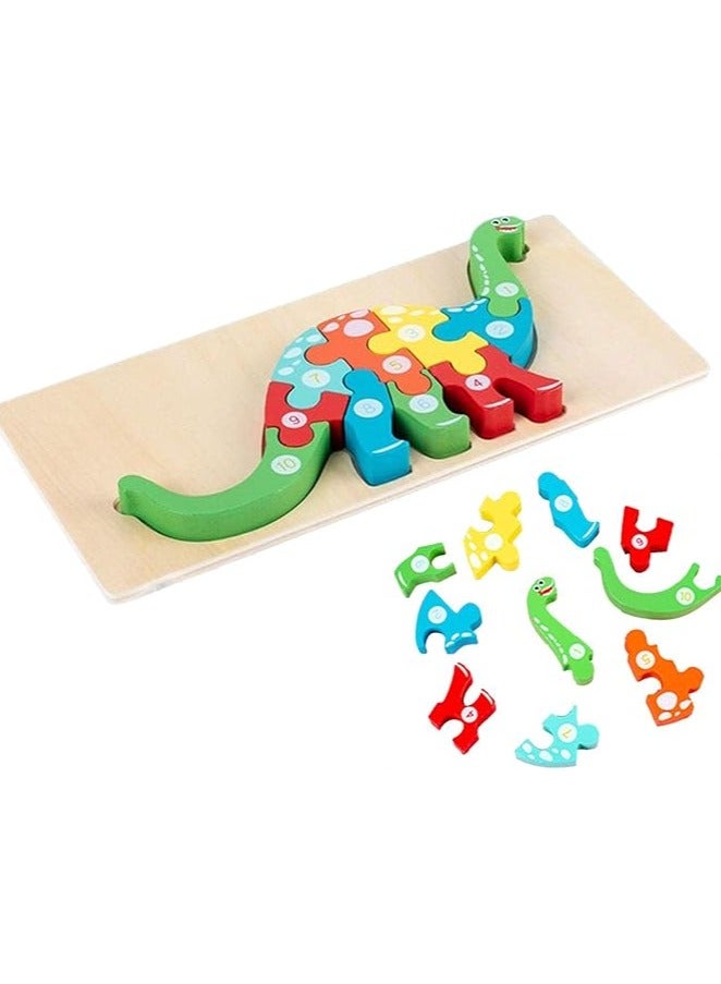Montessori Wooden Animal Puzzle Game for Kids - Image 1
