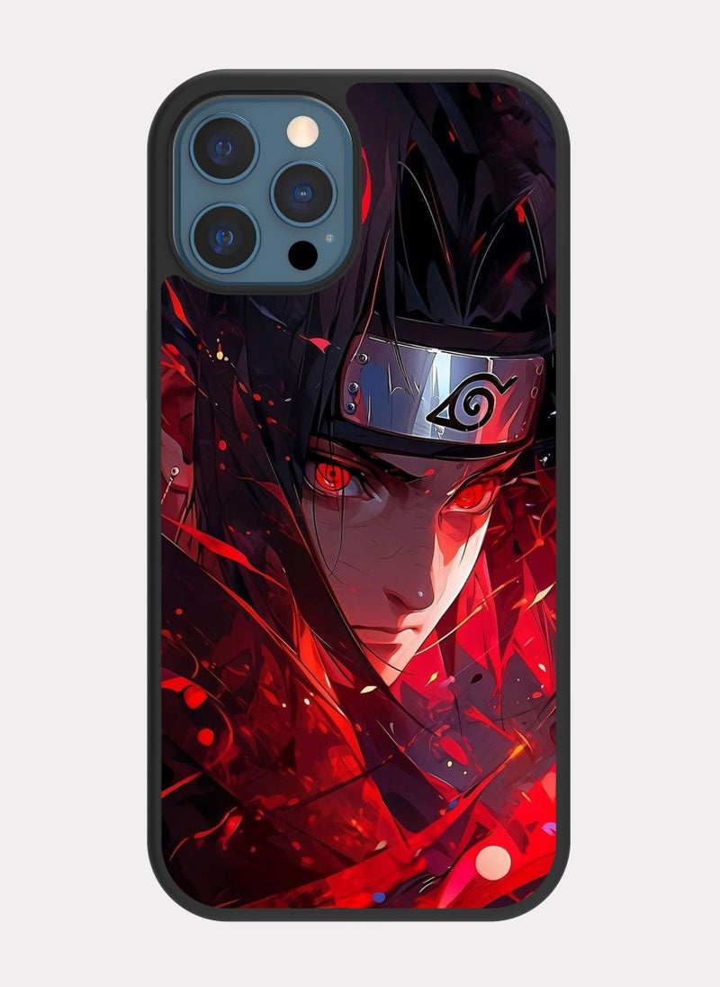 بكسلات كفر ايفون 12 برو ماكس ايتاشي اوتشيها ناروتو احمر - Image 1