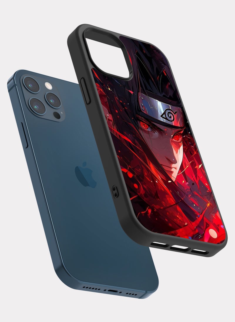 بكسلات كفر ايفون 12 برو ماكس ايتاشي اوتشيها ناروتو احمر - Image 2