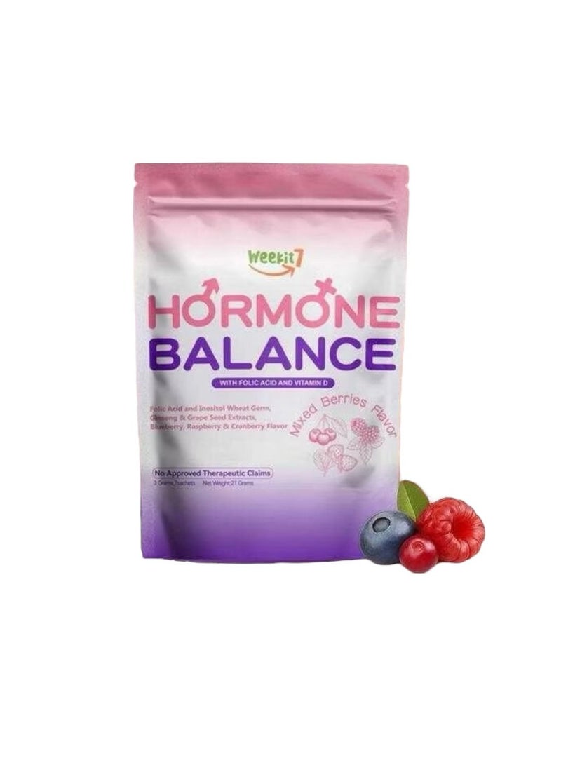 Hormone balance mixed berries flavor