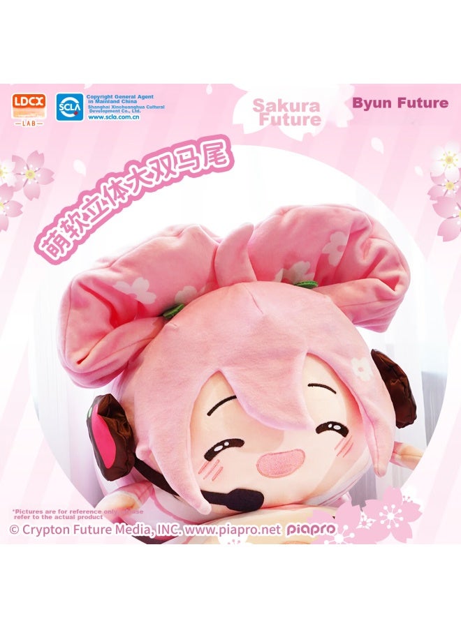 Ldcx Lingdong Chuangxiang Miku Hatsune Miku Cherry Blossom Tuan Tuan Plush Pillow, Stuffed Animal, Doll, Fufu Toy, Birthday Gift - Image 5