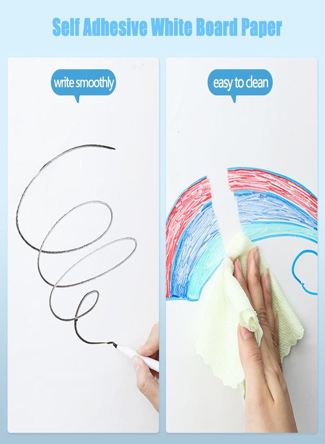 EVBEA Blackboard Chalk Board Wall Sticker Wrapping Paper 43cm x 200cm for Home School & Office (1) - Image 4