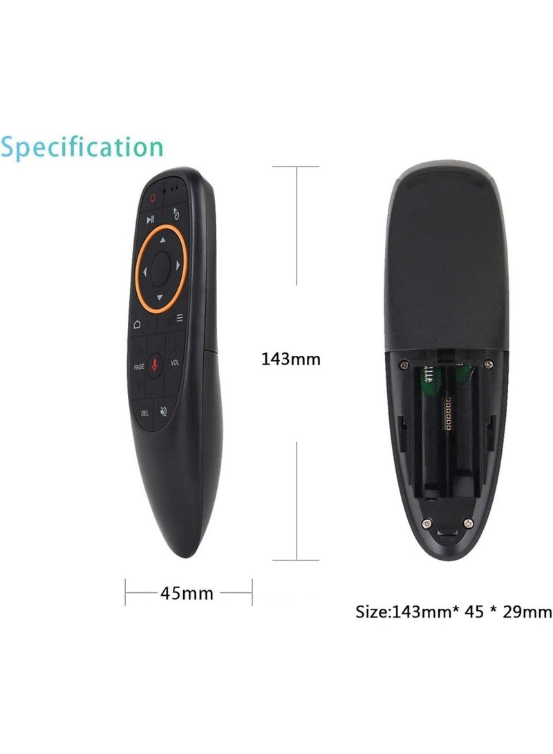 Ergonomically designed voice control for air mice, 2.4g air mouse remote control with gyroscope for TV boxes and PCs - Image 2