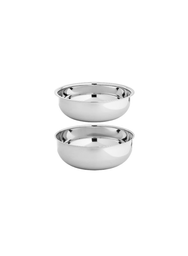 Maxima Round Stainless Steel Chaffing Dish with Lid 4 Liter - Image 4