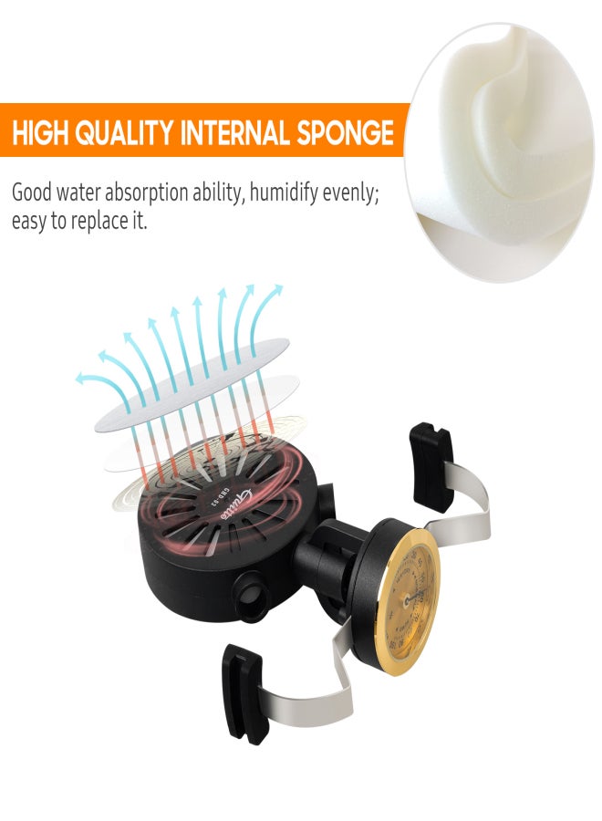 Guitto GHD-03 Universal Guitar Humidifier Pointer Dial Portable Soundhole Hygrometer Clip Type Humidity Control System Folk Classical Acoustic Guitars Maintenance Tool Gift - Image 4