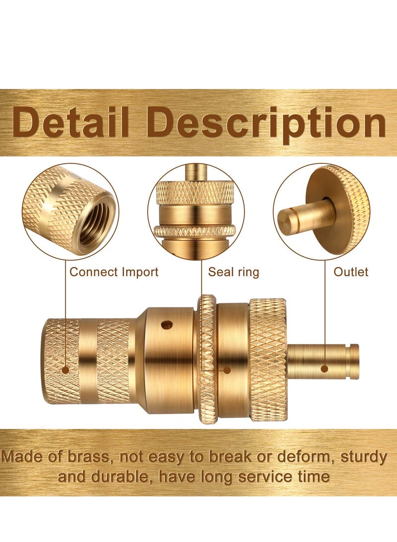 طقم تفريغ الإطارات الأوتوماتيكي 6-30 PSI، ملحقات تفريغ الإطارات للطرق الوعرة لجيب، سيارة، شاحنة، دراجة نارية، وإطارات ATV (5 قطع) - Image 2