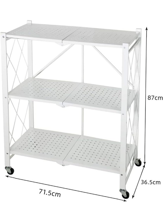 SKY-TOUCH Foldable Storage Shelves 3 Tier - Image 2