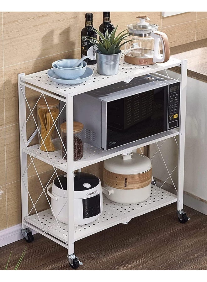 SKY-TOUCH Foldable Storage Shelves 3 Tier - Image 4