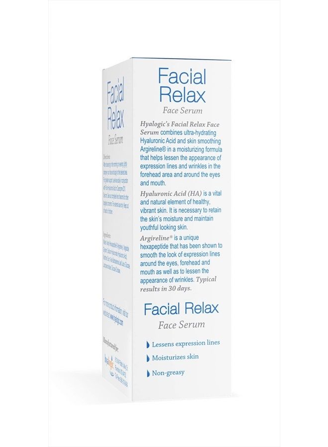 Hyalogic Episilk Facial Relax Face Serum - Anti-Aging Facial Serum w/ Hyaluronic Acid & Argireline, Antioxidant Serum to Reduce Fine Lines & Facial Wrinkles - Moisturizing Serum (1 oz) - Image 2