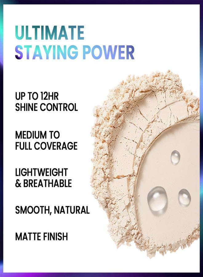 QIDSTERS Loose Setting Powder - Translucent Finishing Powder for Face With Built-in Puff, Oil Control & Pore Blurring, Soft Matte Makeup, Vegan & Long Lasting, Medium Tan 05 (0.21 oz) - Image 4