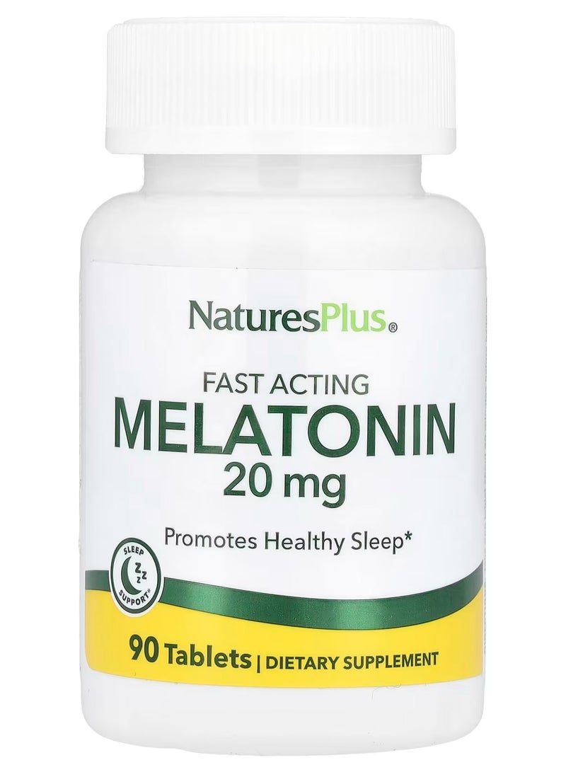 ناتشرز بلس ميلاتونين ، 20 ملجم ، 90 قرصًا - Image 1
