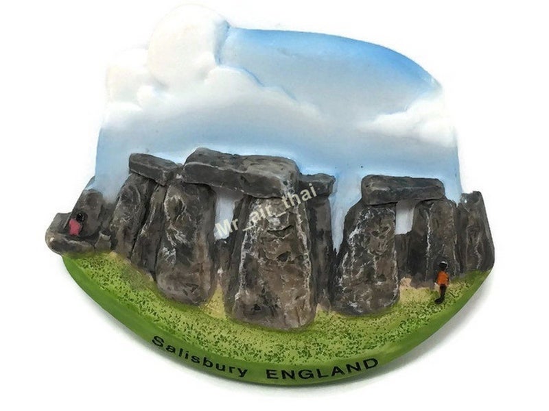 WitnyStore Tiny 2¾" Stonehenge Salisbury Wiltshire England - Miniature Hand Made Resin 3D Europe Landmark Tourist Attraction Decorative Refrigerator Fridge Magnets Collectibles Traveler Souvenir Gifts - Image 3