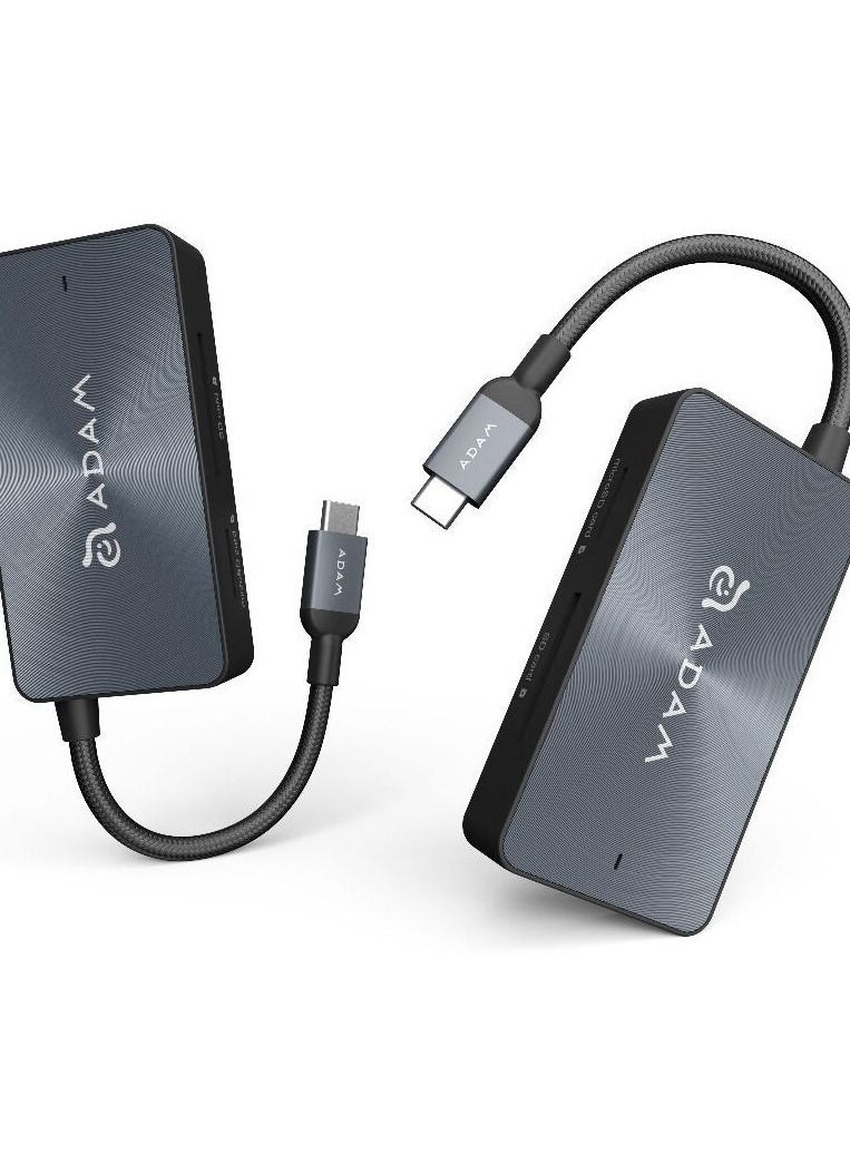 ADAM ELEMENTS Adam Elements CASA Hub PDC501 USB 3.1 USB Type C 5 in 1 Card Reader with 80W power Delivery  - Image 3