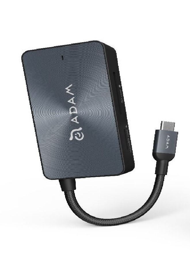 ADAM ELEMENTS Adam Elements CASA Hub PDC501 USB 3.1 USB Type C 5 in 1 Card Reader with 80W power Delivery  - Image 1