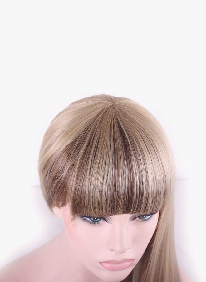 NIBEMINENT Natural Looking Dual Shade Hair Wig Multicolour 70cm - Image 4