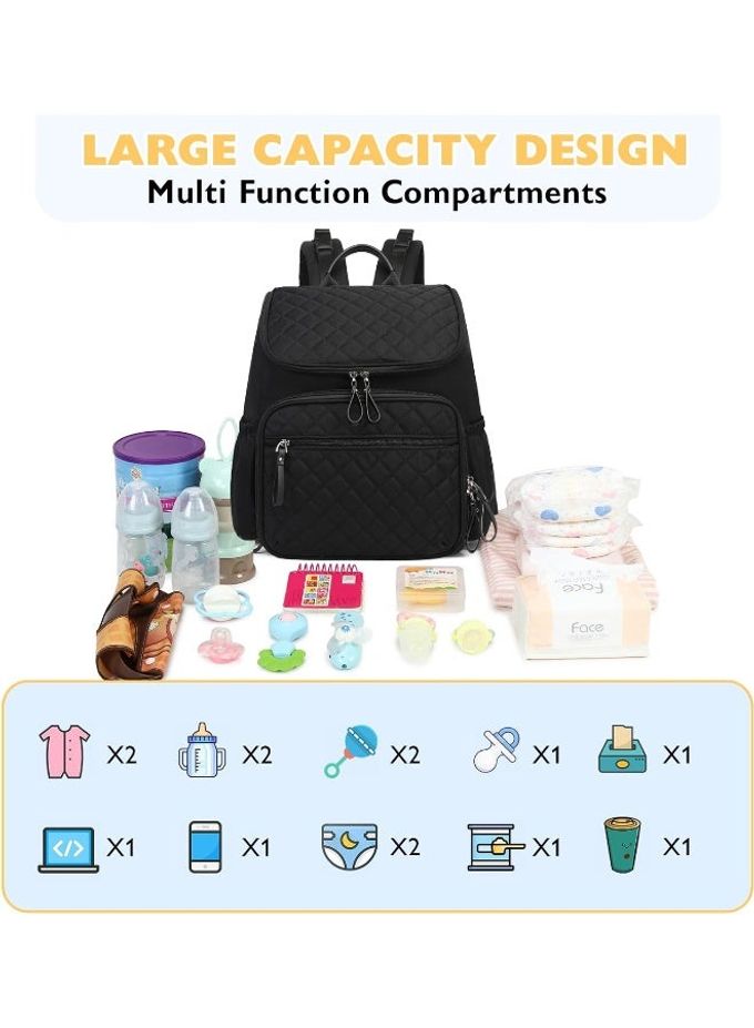 LORADI Large Capacity Diaper Bag Backpack - Image 3