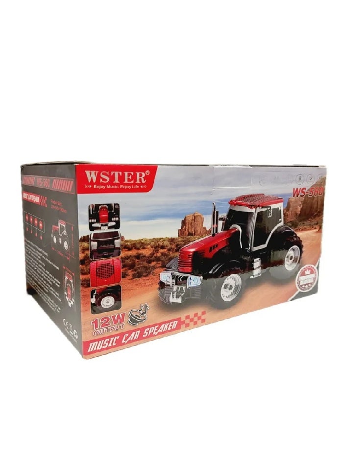 Bluetooth Truck Replica Speaker Hands Free Link Built in Microphone, FM Radio and LED - Image 2