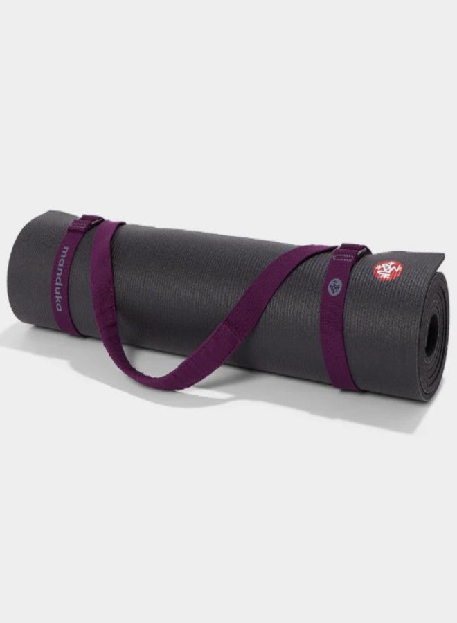 Manduka Yoga Commuter Mat Carrier - Eco-Friendly Cotton, Easy to Carry, Hands-Free, For All Mat Sizes |Indulge | 68" x 1.5" - Image 2