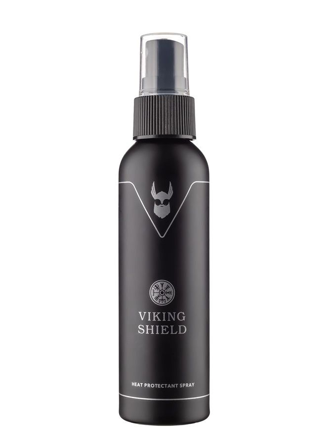 The Beard Struggle Viking Shield Beard & Hair Heat Protectant Spray - Beard Spray for Men, Ease on Styling Beard Hair - Prevents Damage & Breakage for Hair & Beard - Image 1