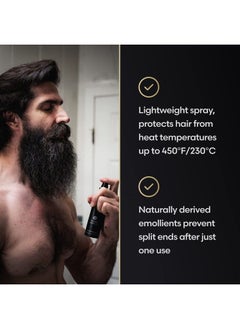 The Beard Struggle بخاخ حماية الشعر واللحية من الحرارة Viking Shield - بخاخ للحية للرجال، سهل التصفيف - يمنع التلف والتكسر للشعر واللحية  - Image 3