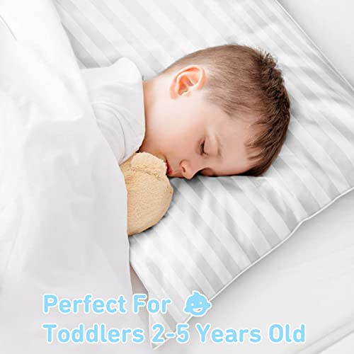 Babebay Toddler Pillow,13 x 18 Toddler Pillows for Sleeping,Machine Washable Kids Pillow, Perfect for Travel,Toddlers Cot(Not Included Pillowcase) - Image 2