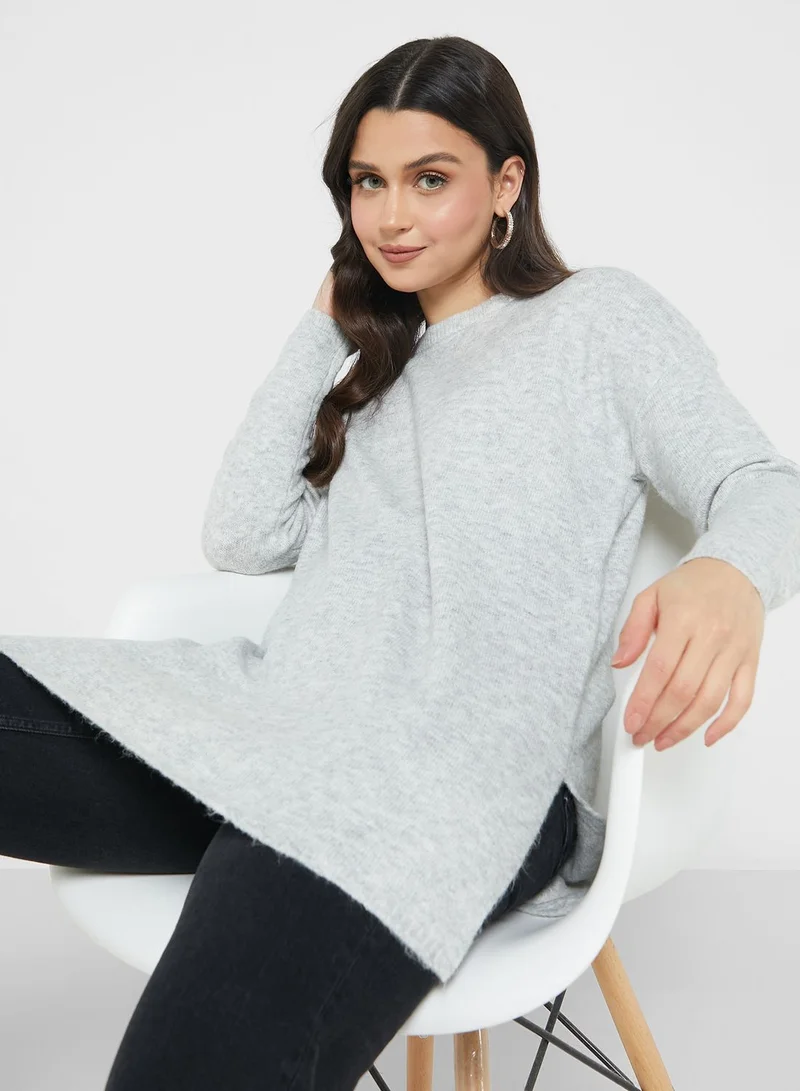 VERO MODA Longline Knitted Sweater