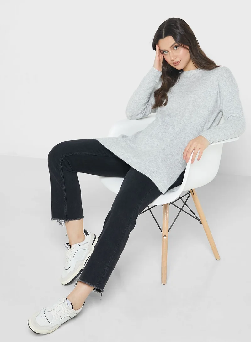 VERO MODA Longline Knitted Sweater