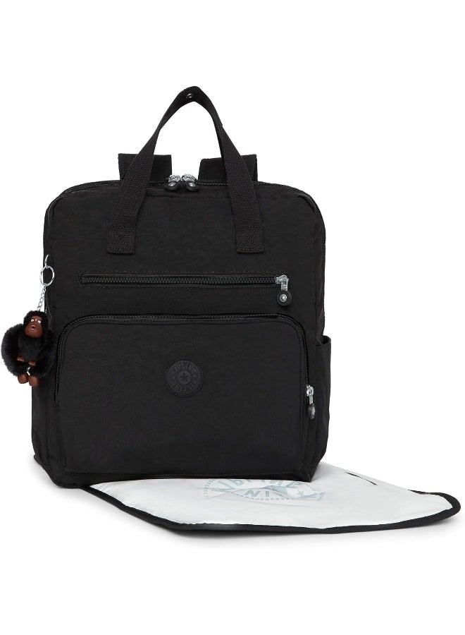 kipling حقيبة ظهر كيبيلينغ أودري لحفاضات الأطفال باللون الأسود المتدرج - Image 1