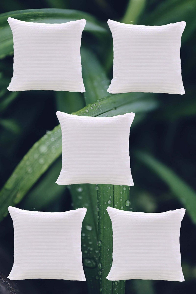 JDX Fiber Pillow, 16x16 inch, White, Set of 5 - Image 2