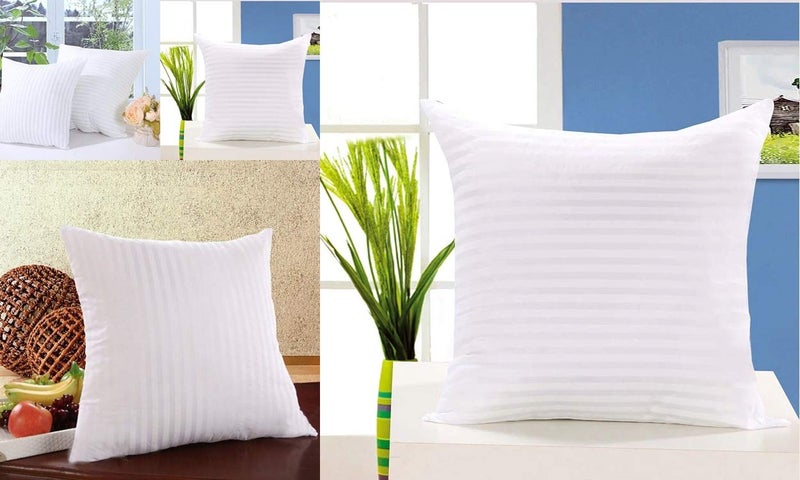 JDX Fiber Pillow, 16x16 inch, White, Set of 5 - Image 1